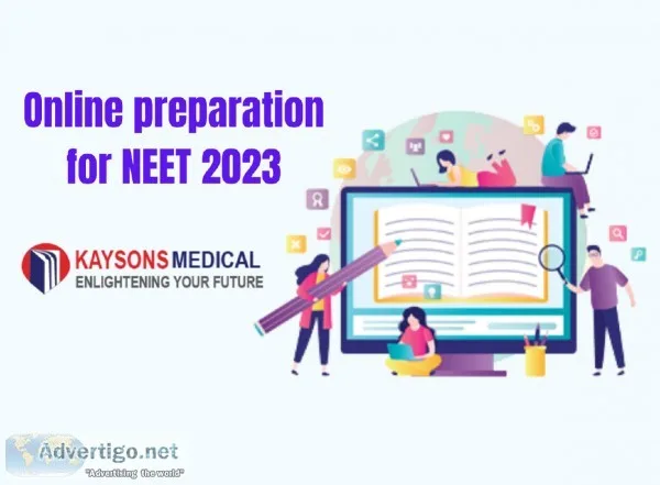 Online preparation for NEET 2023