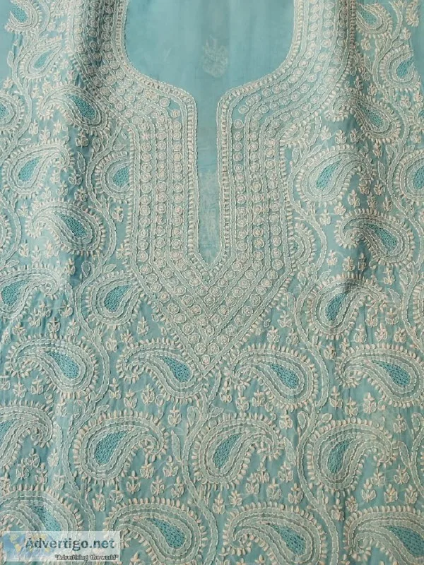 Cotton Voil Kurta with Jaaliwork