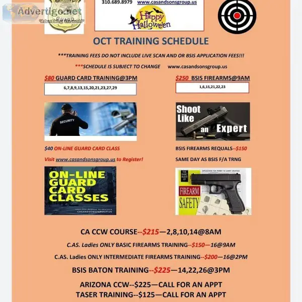 CA CCW CLASS  -- L.A. COUNTY RESIDENTS