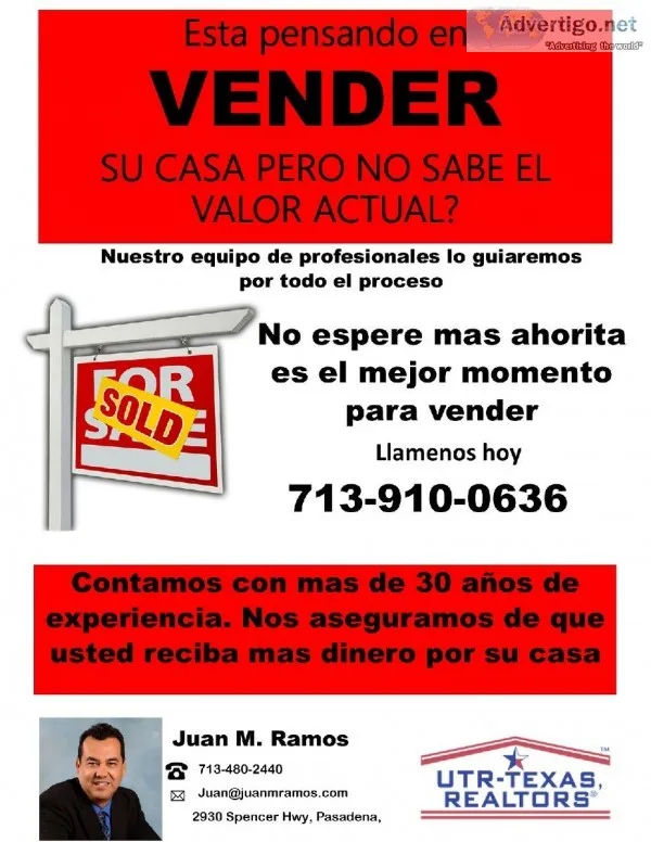 Pensando en vender tu casa