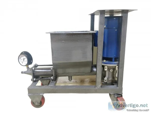 Electrical cement grouting pump