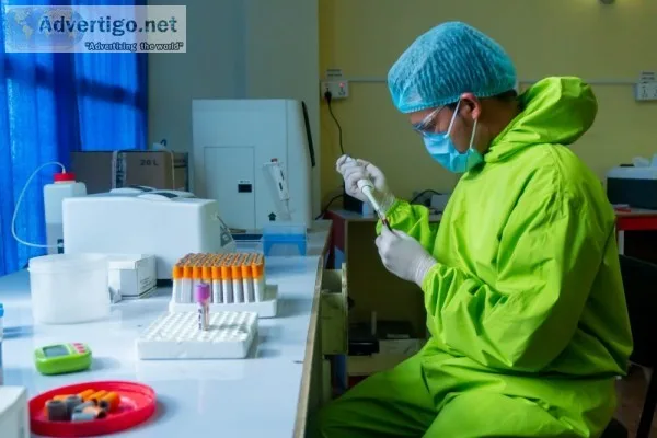 Health checkup, blood testing labs