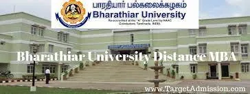 Bharathiar University Distance MBA Admission 2021
