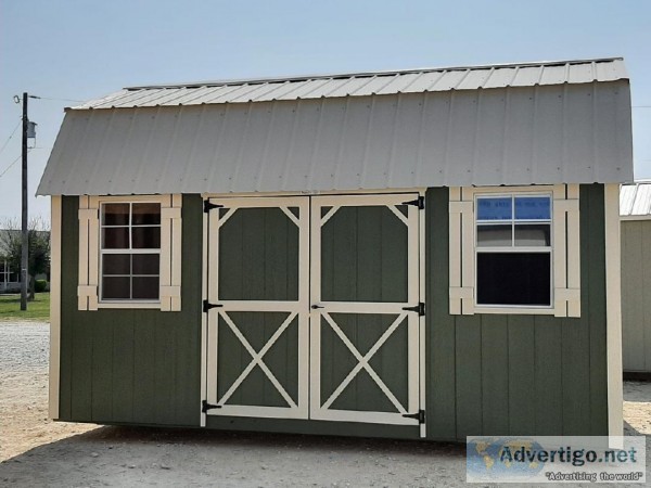 10x16 Elite lofted barn storage building