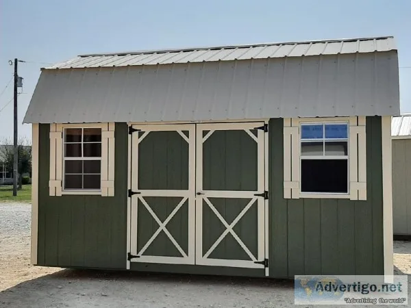 10x16 Elite lofted barn storage building