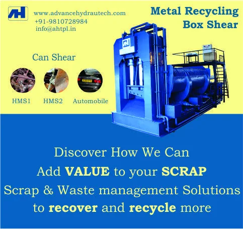 Box Shear for Heavy Metal Scraping
