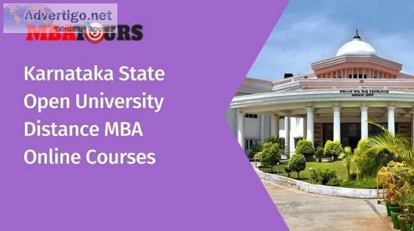 Karnataka State Open University Distance MBA Online Courses