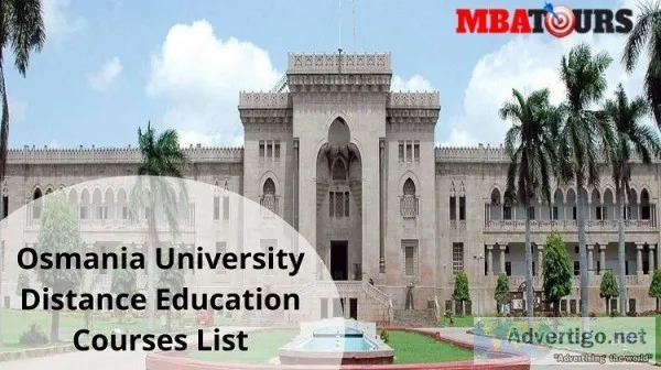Osmania University Distance Education Courses List