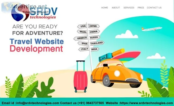 Best Travel website development company in India.