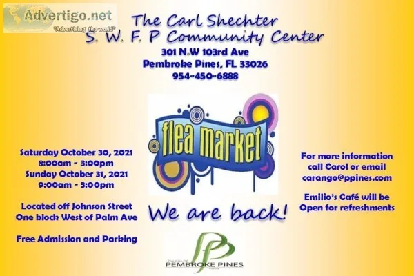 Flea Market Focal Point Community Center of Pembroke Pines. 1030