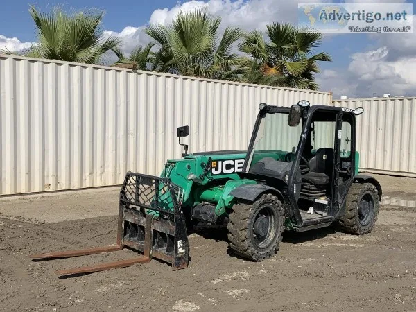 2015 JCB 525-60 ROUGH TERRAIN REACH FORKLIFT 163203215