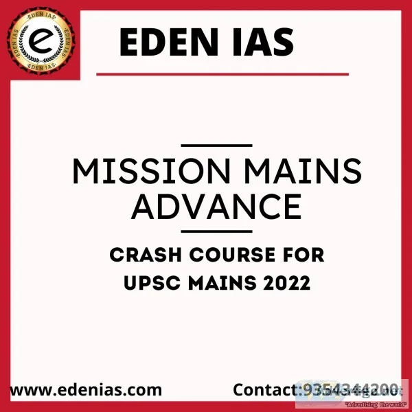 Best upsc mains advance crash course