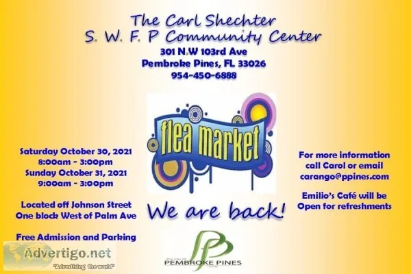 Flea Market Focal Point Community Center of Pembroke Pines. 1030