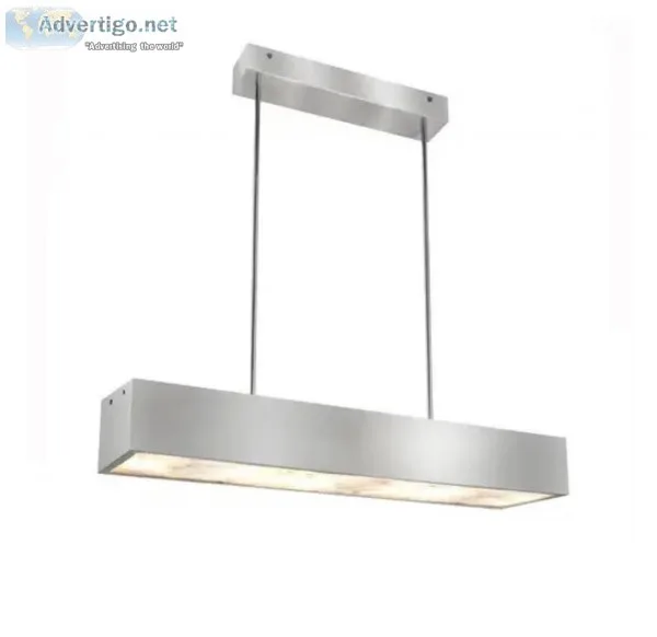 NK Agate Silver Chandelier