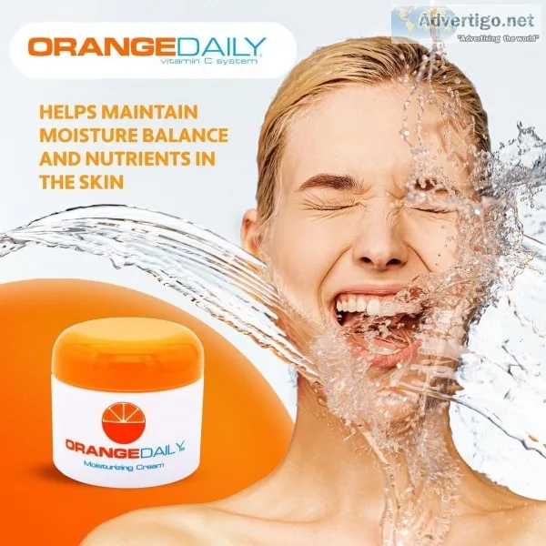 Best moisturizing cream for oily & dry skin | orange daily
