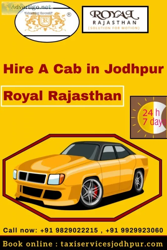Hire a cab in jodhpur &ndash Royal Rajasthan
