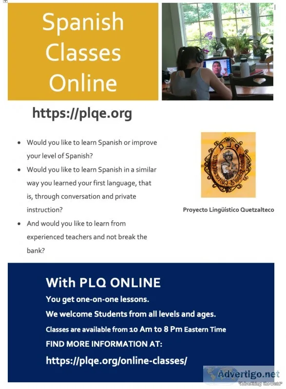 Spanish Classes online