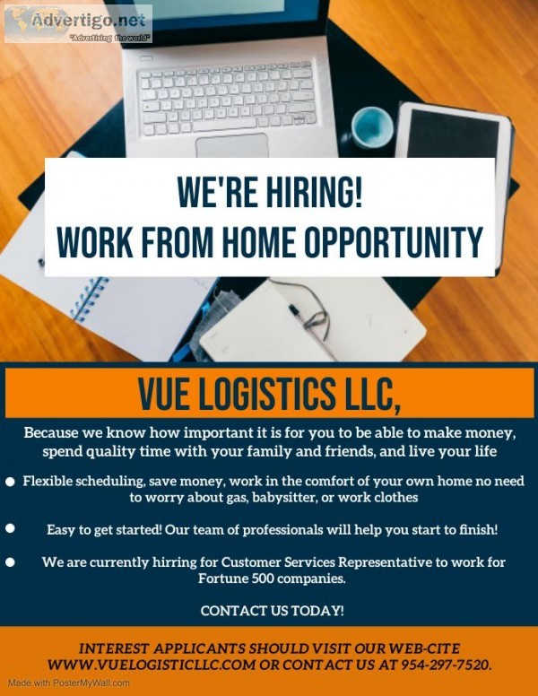 Customer Service Rep work from home