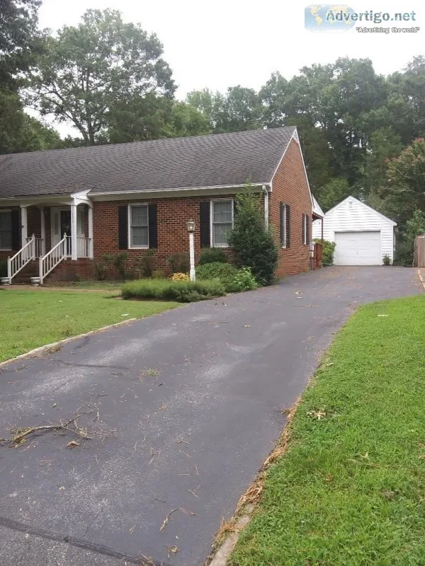 Single Story brick home on .38 acre