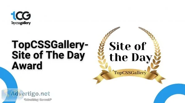 Topcssgallery - site of the day award