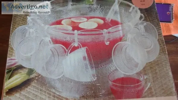 complete PARTAY PUNCH BOWL set