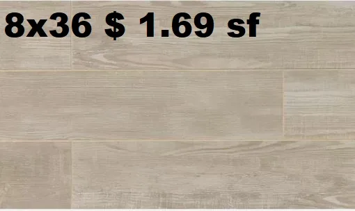 Porcelain wood tile