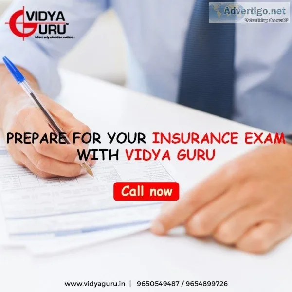Prepare For Your Insurance Exam With Vidya Guru