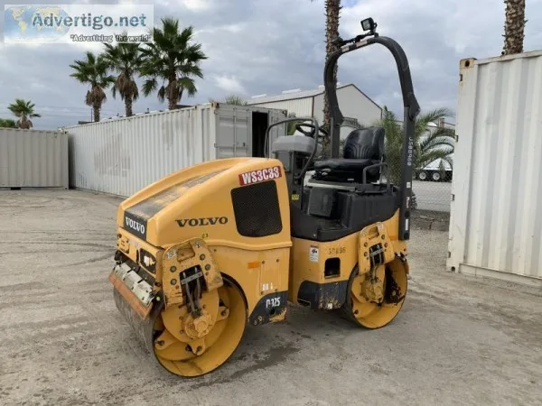2013 VOLVO DD25 VIBRATORY TANDEM SMOOTH DRUM ROLLER  1320104215