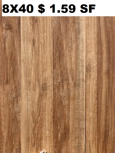 Porcelain wood tile