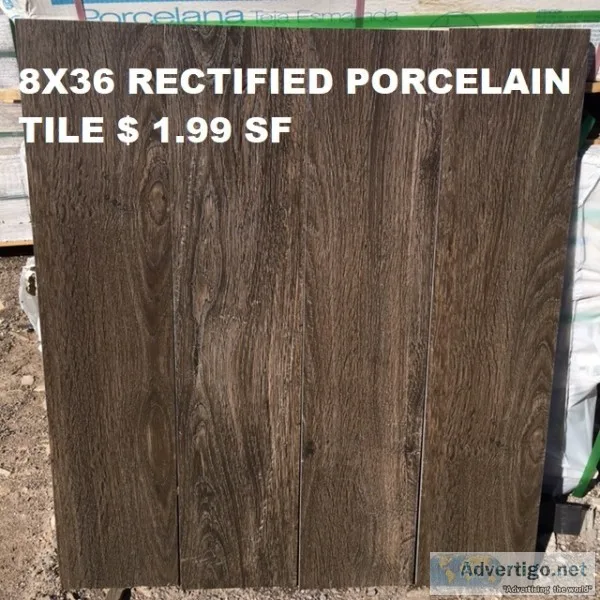 Porcelain wood tile