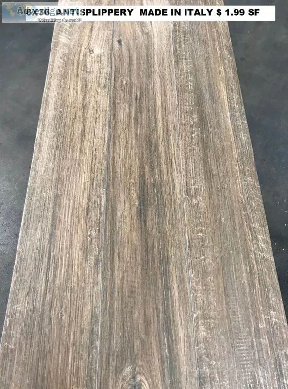 Porcelain wood tile