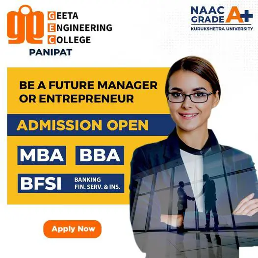 Top MBA College In Haryana - Geeta Group of Institution