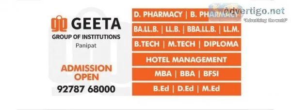 Best M Tech College in Haryana - Geeta Engineering College