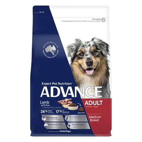 Advance Adult Medium Breed Lamb with Rice 15Kg  DiscountPetCare