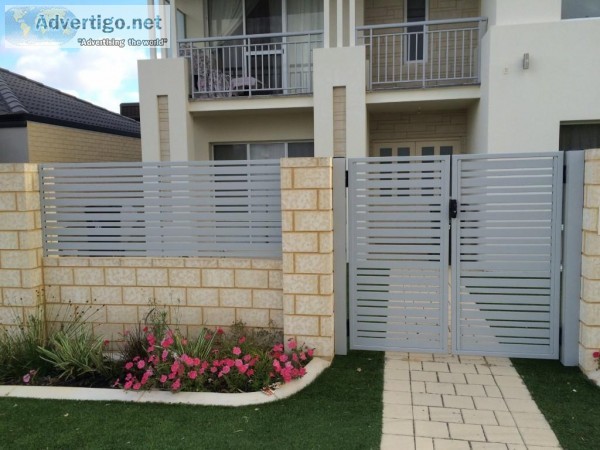 Slat Fencing Perth Western Australia  Elite Gates