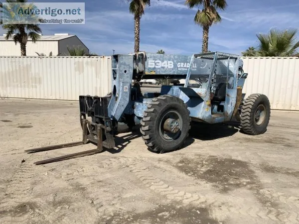 GRADALL 534B-8 ROUGH TERRAIN REACH FORKLIFT - 614101215