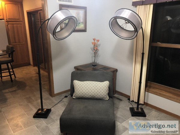 Uttermost Worland Arc Floor Lamps