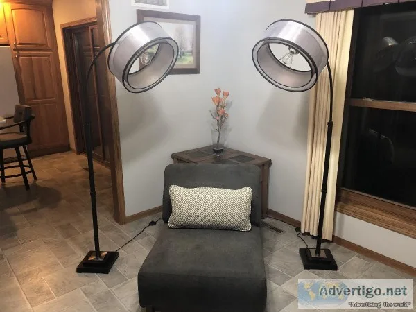 Uttermost Worland Arc Floor Lamps