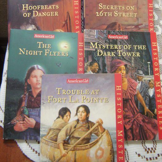 7 AMERICAN GIRL History Mysteries 1 - 7. softcovers. NEW 730
