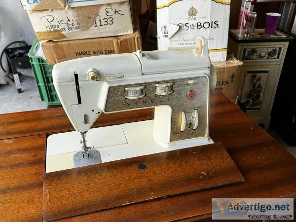 Singer Sewing Cabinet and accessories