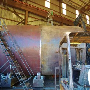 The Steel Plate Rolling Plant in Alabama