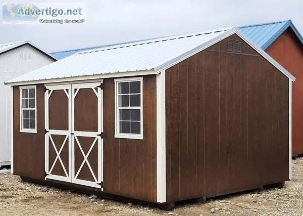Garden shed storage building 12x16