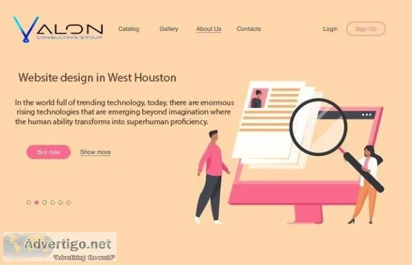 website design in west Houston Valon Consulting Group