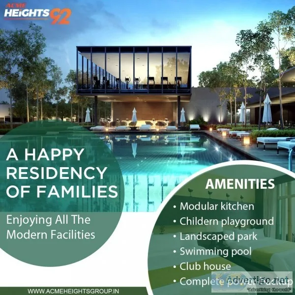 Buy without stress luxury flats in Mohali  Acme heights group
