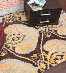 Attractive hand-woven carpet on pepperfry