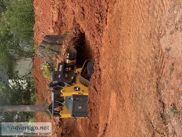 Grading tree removal etc
