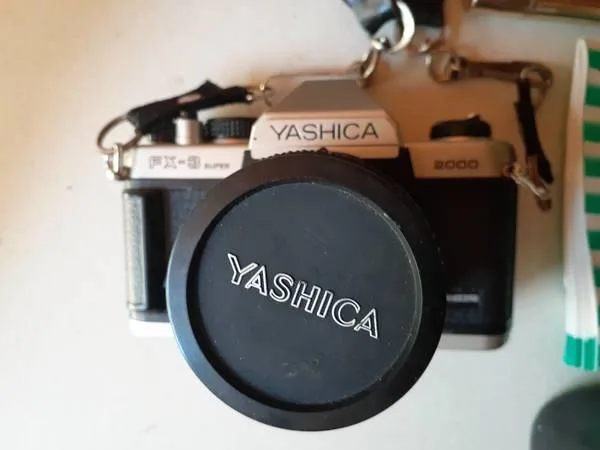 Yashica Camera 3 lenses and case