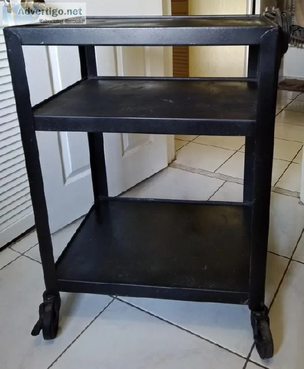 Multi-Purpose Metal Cart wElectrical Outlets