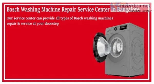 Bosch washing machine service center in bangalore