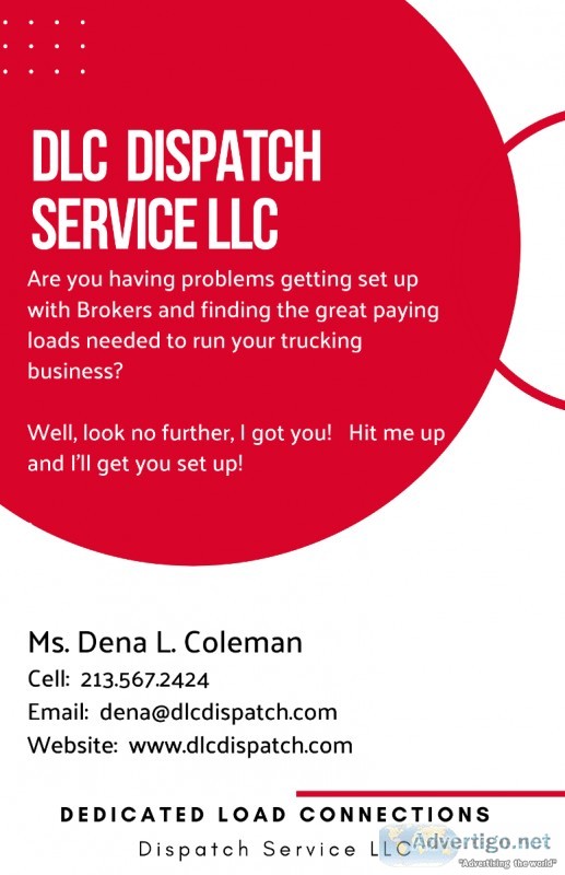 Freight Dispatcher looking for Owner-Operator Truck Drivers